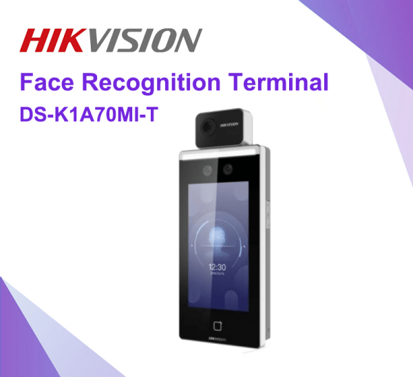 Hikvision เครื่องจดจำใบหน้า DS-K1TA70MI