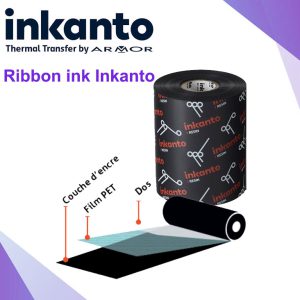 หมึกริบบอนบาร์โค้ด Ribbon ink Inkanto