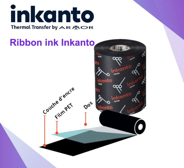 หมึกริบบอนบาร์โค้ด Ribbon ink Inkanto