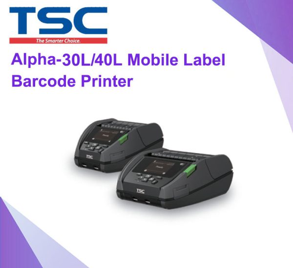 TSC Alpha-30L/40L Mobile Label Barcode Printer