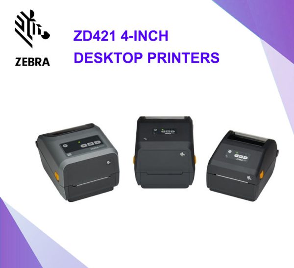 Zebra ZD421 4-INCH DESKTOP PRINTERS เครื่องพิมพ์แบบตั้งโต๊ะ