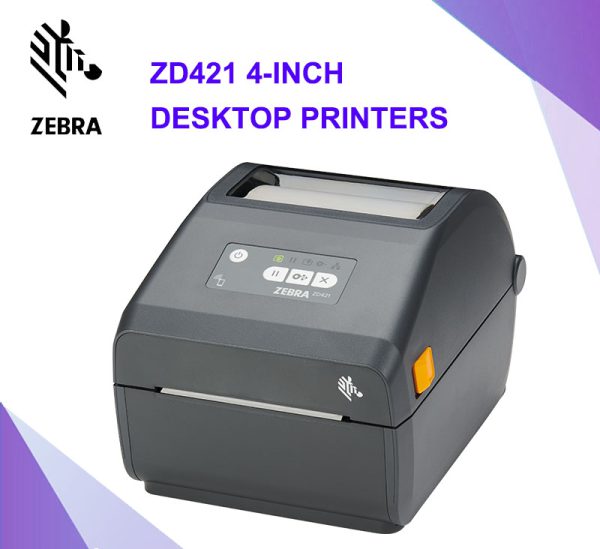 Zebra ZD421 4-INCH DESKTOP PRINTERS เครื่องพิมพ์แบบตั้งโต๊ะ