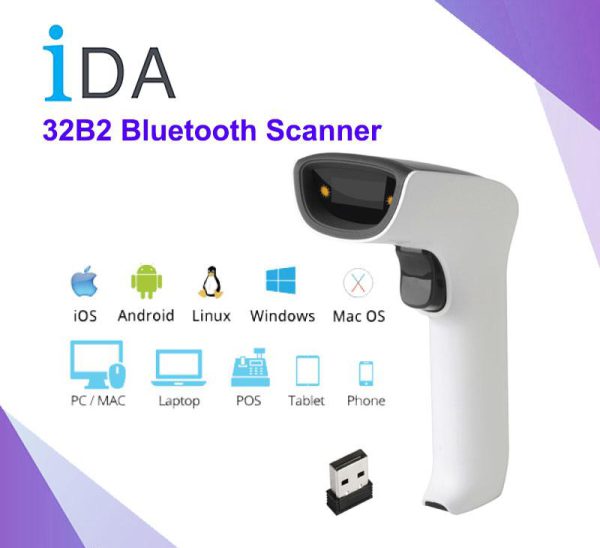 IDA-32B2 Bluetooth Scanner, เครื่องอ่านบาร์โค้ดไร้สาย