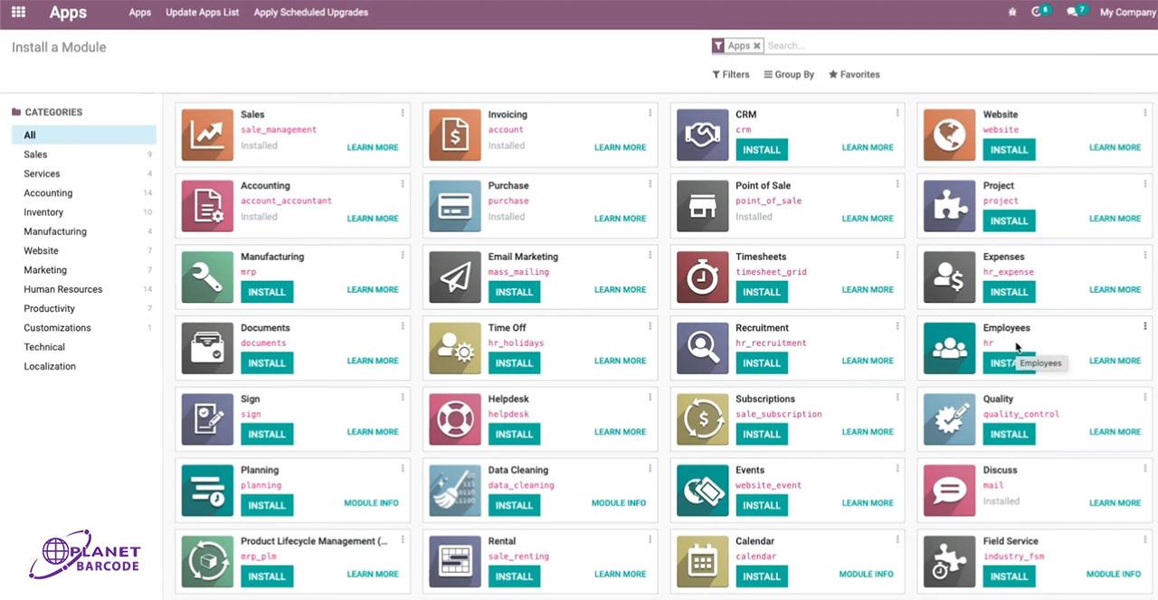 Odoo Software ERP ระบบบัญชี