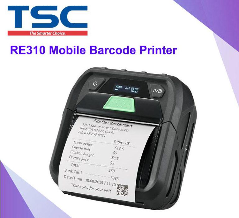 Mobile Par Code Printer TSC RE310 Mobile Barcode Printer - จำหน่ายอุปกรณ์บาร์โค้ดและศูนย์ซ่อม ...
